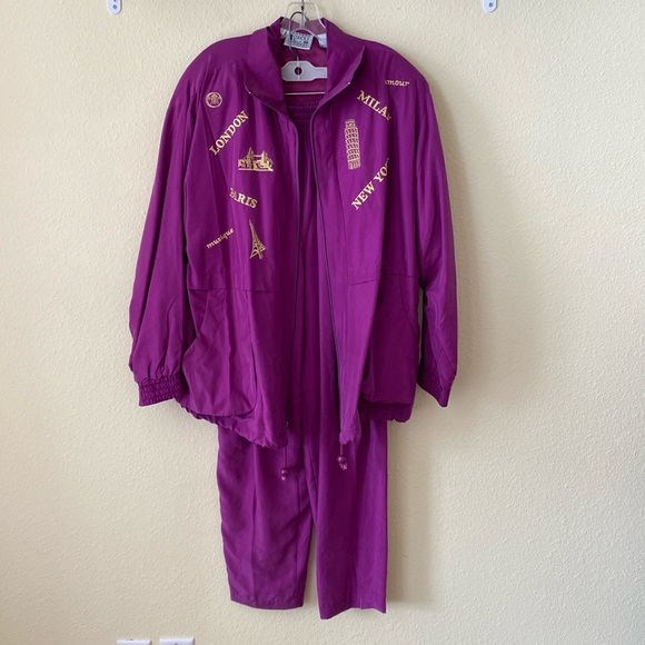 Strictly Silk by Saint Germain Track Wind Suit - Picture 1 of 13